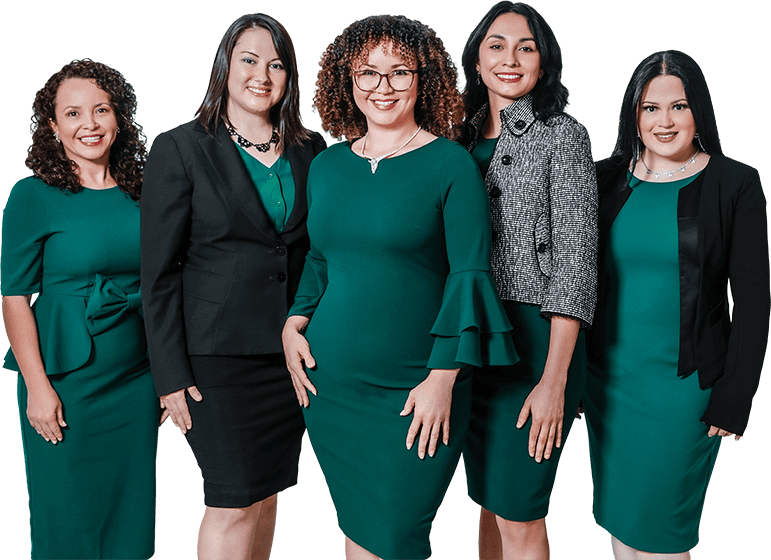 The legal team at The Law Offices of Veronica Garza, PLLC